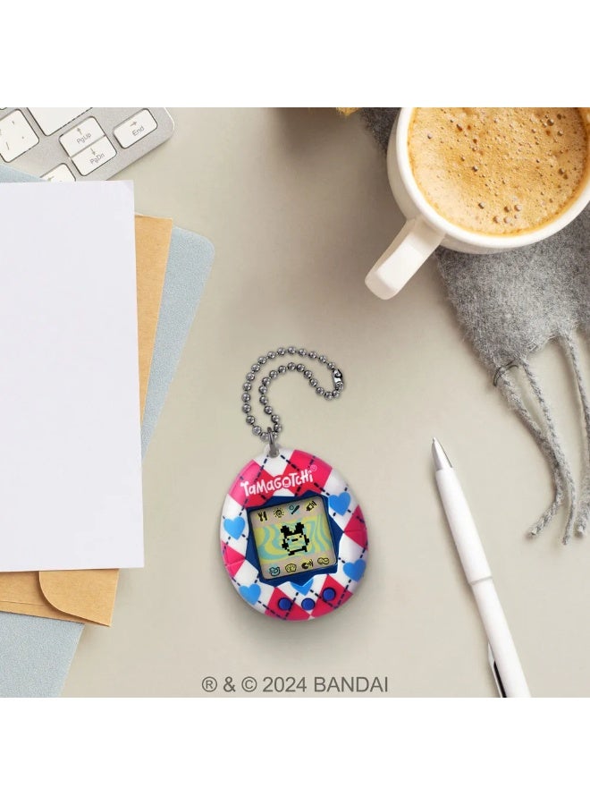 Tamagotchi Original Argyle Heart Design, Battery Operated | Electronic Pet | Retro Virtual Pet | Interactive Game | Original Digital Pet | Imaginative Role-Play and Nurturing Skills Ideal for Kids, Girls and Boys - Image 5